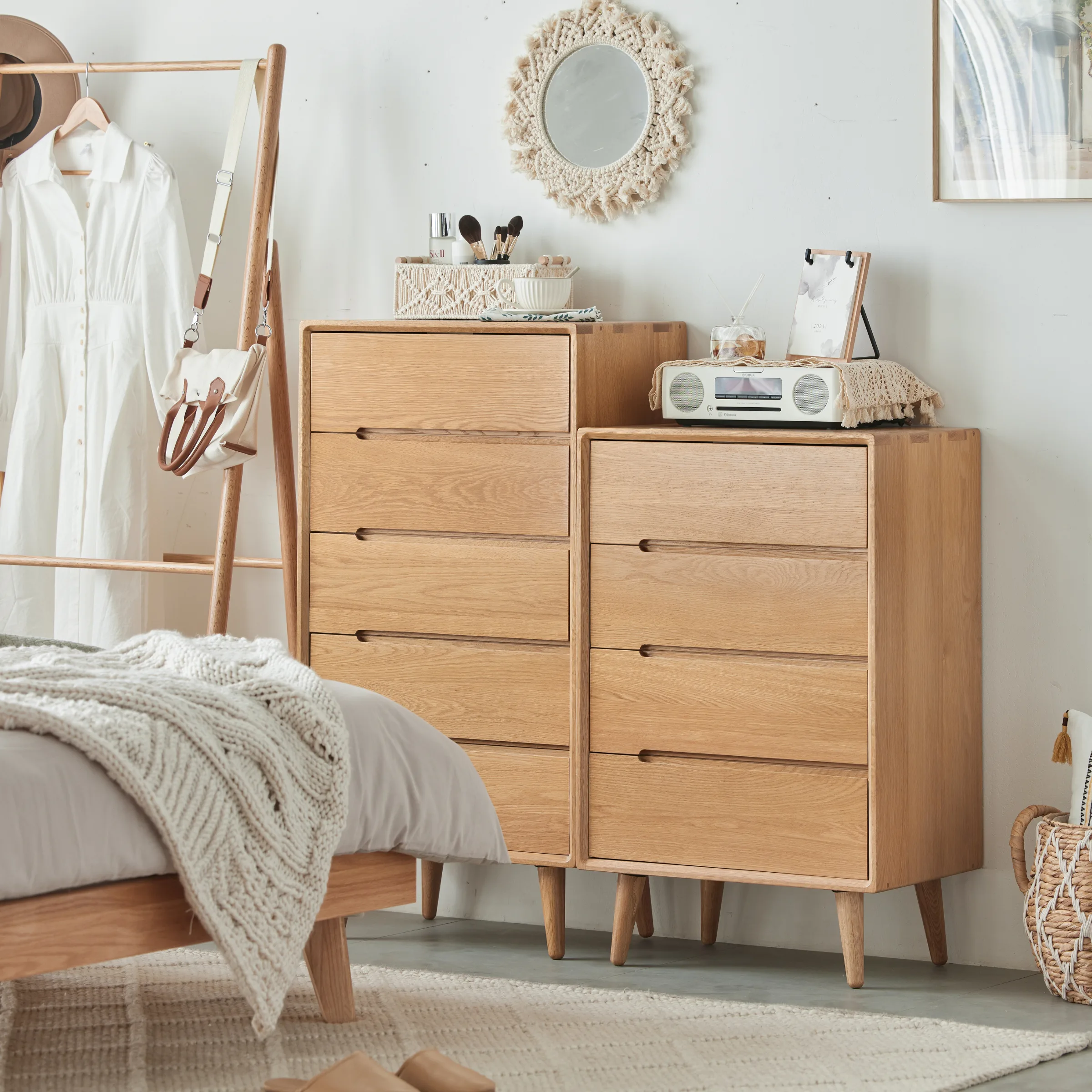 Solidwood Santa Rosa Chest of 5 Drawers
