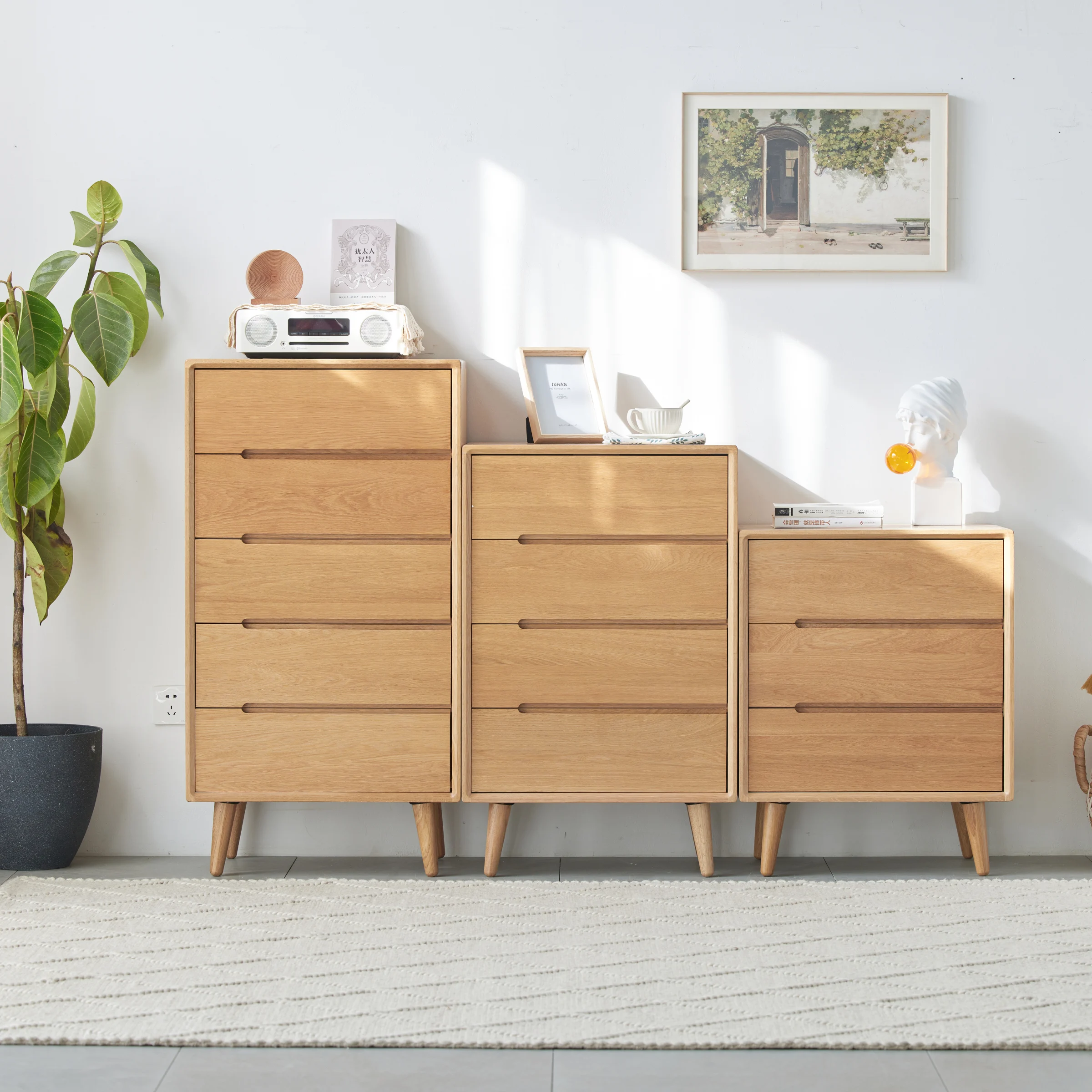 Solidwood Santa Rosa Chest of 5 Drawers