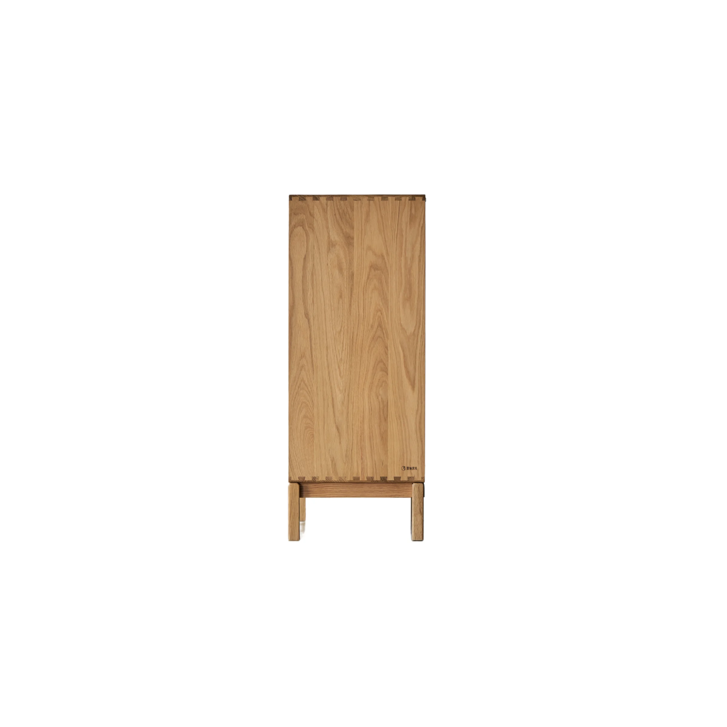 Solidwood Calamo Storage Cabinet with Rattan Doors