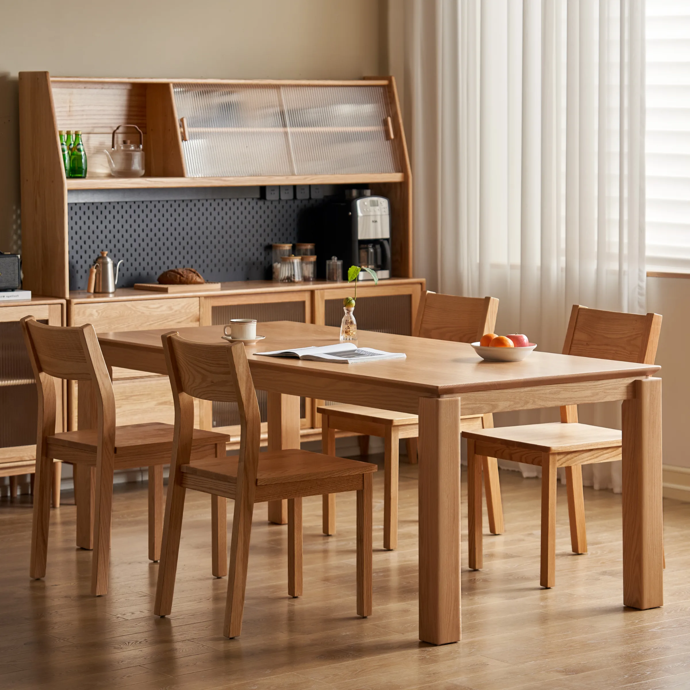 Solidwood Hemura Dining Table, 2m