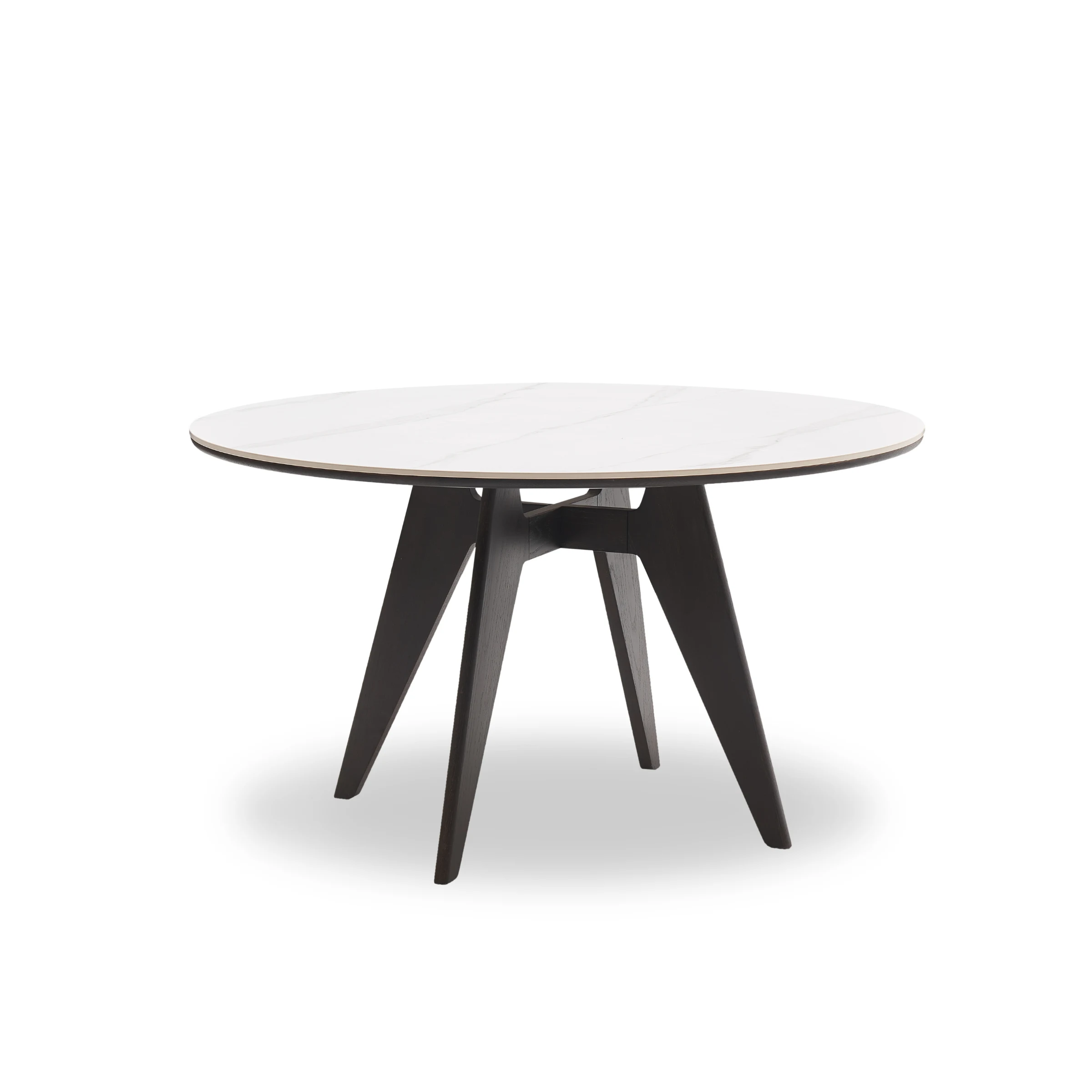 Solidwood Yelant Round Turntable Dining Table