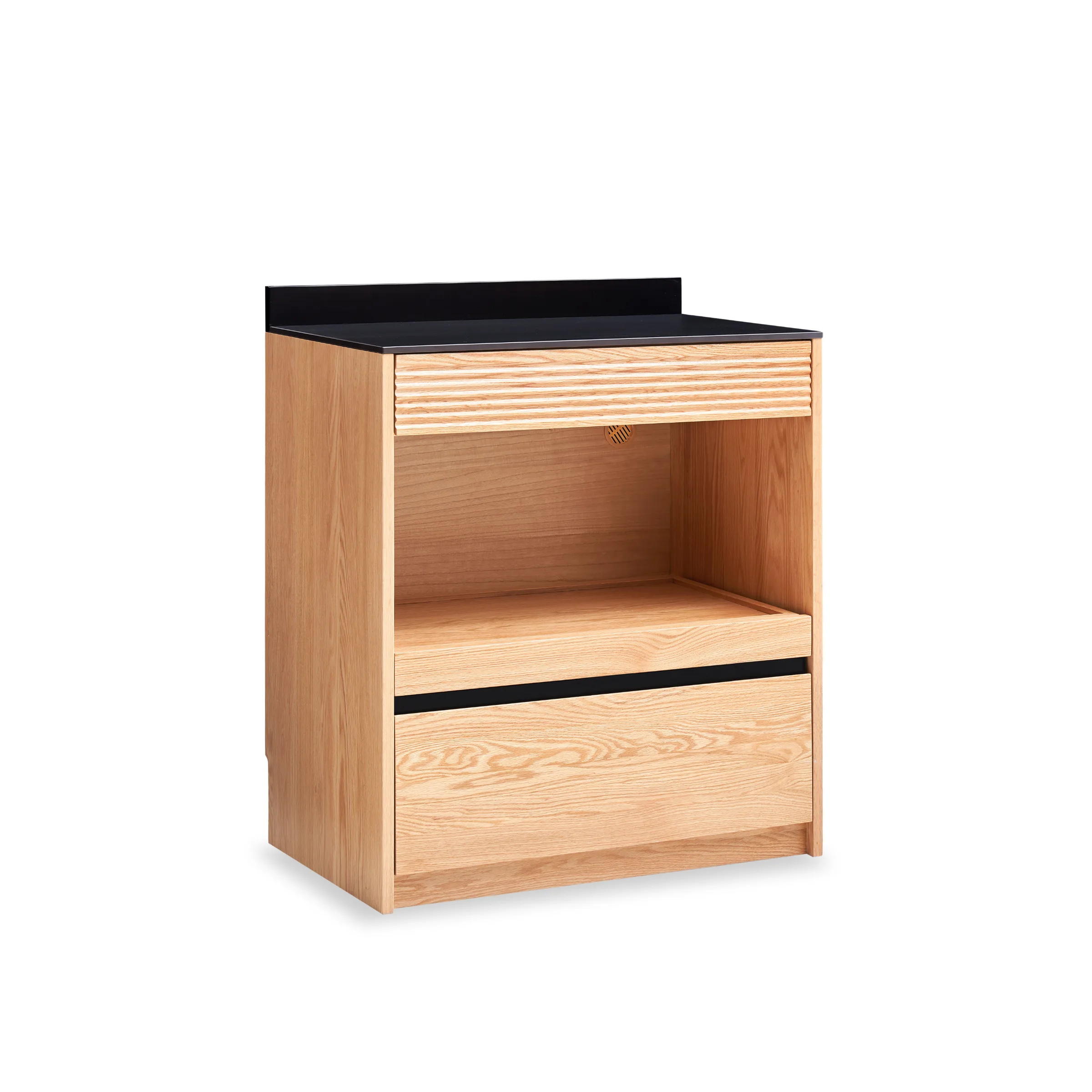 Solidwood Hemura Sideboard with 2 Drawers