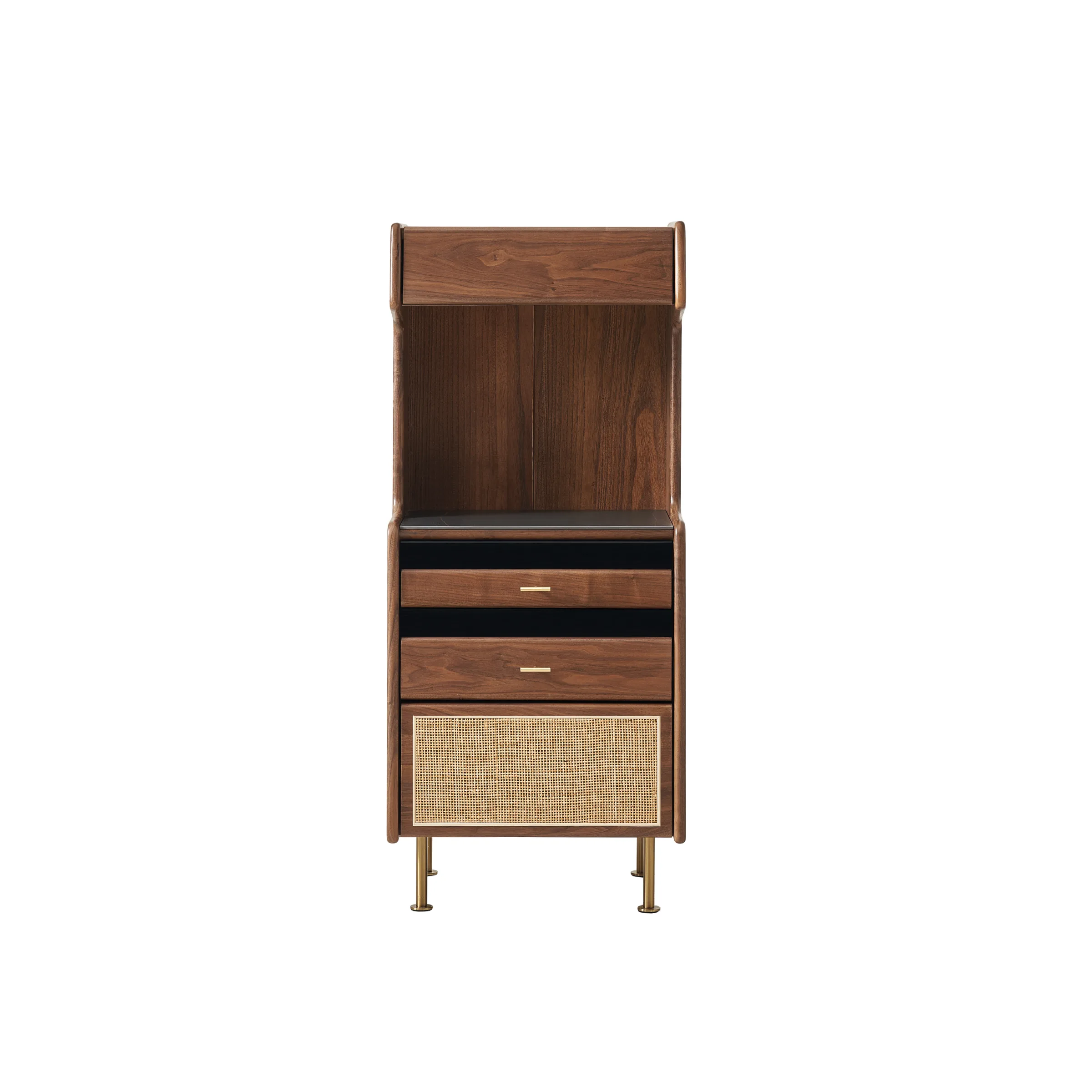 Solidwood Luxembourg Walnut Sideboard with Sintered Stone Top