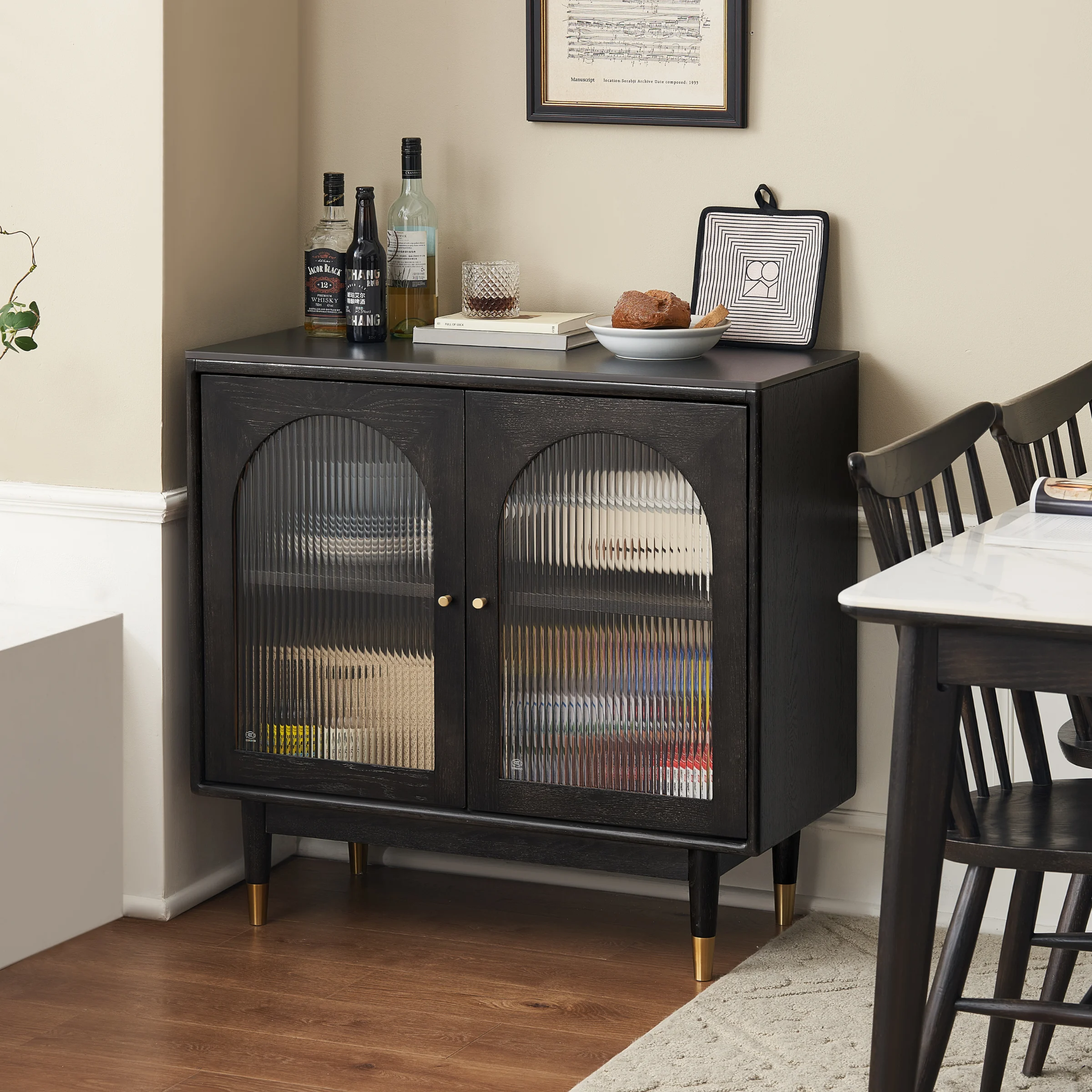 Solidwood Yelant Sideboard, 0.9m