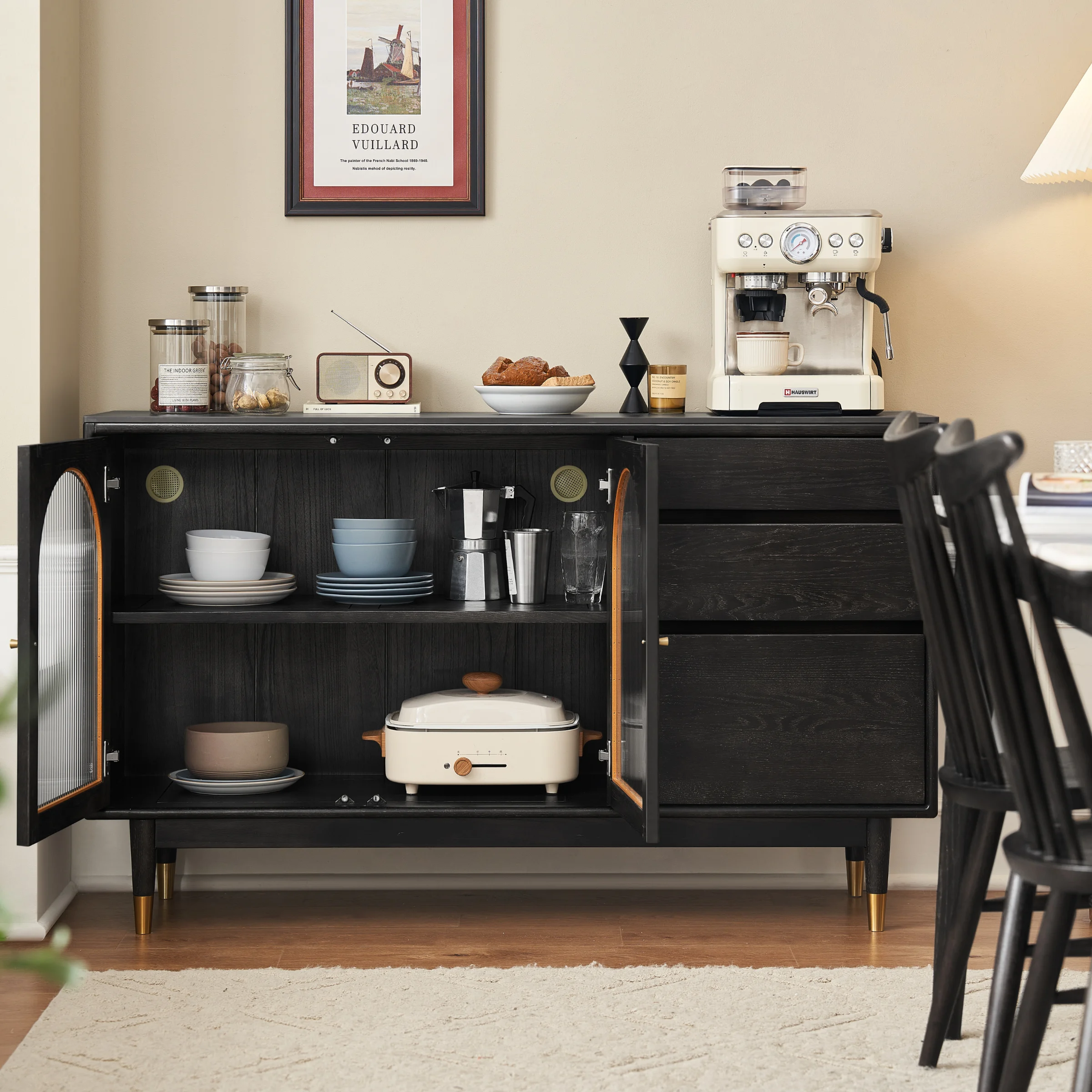 Solidwood Yelant Sideboard, 1.4m