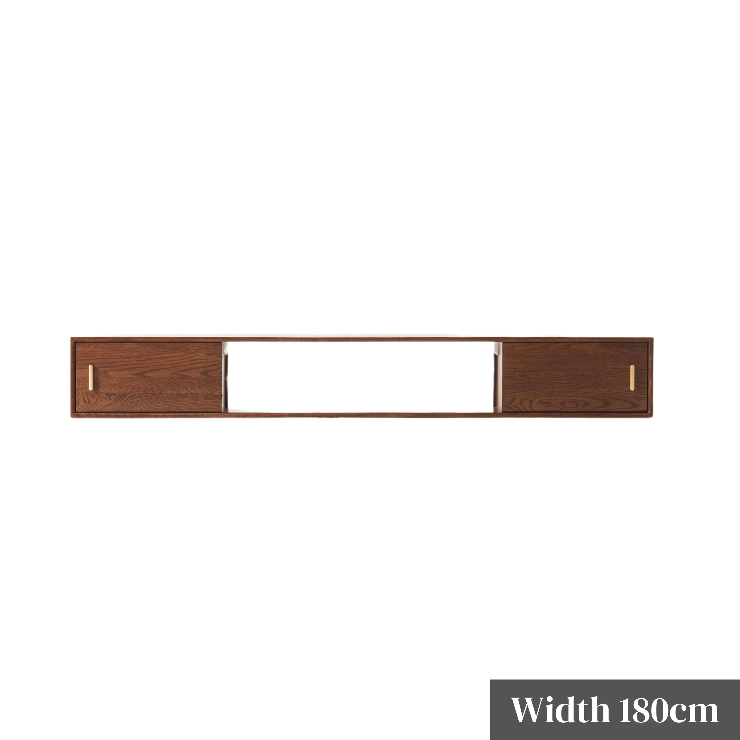 Solidwood Danya Wall-mounted Entertainment Unit, 1.8m