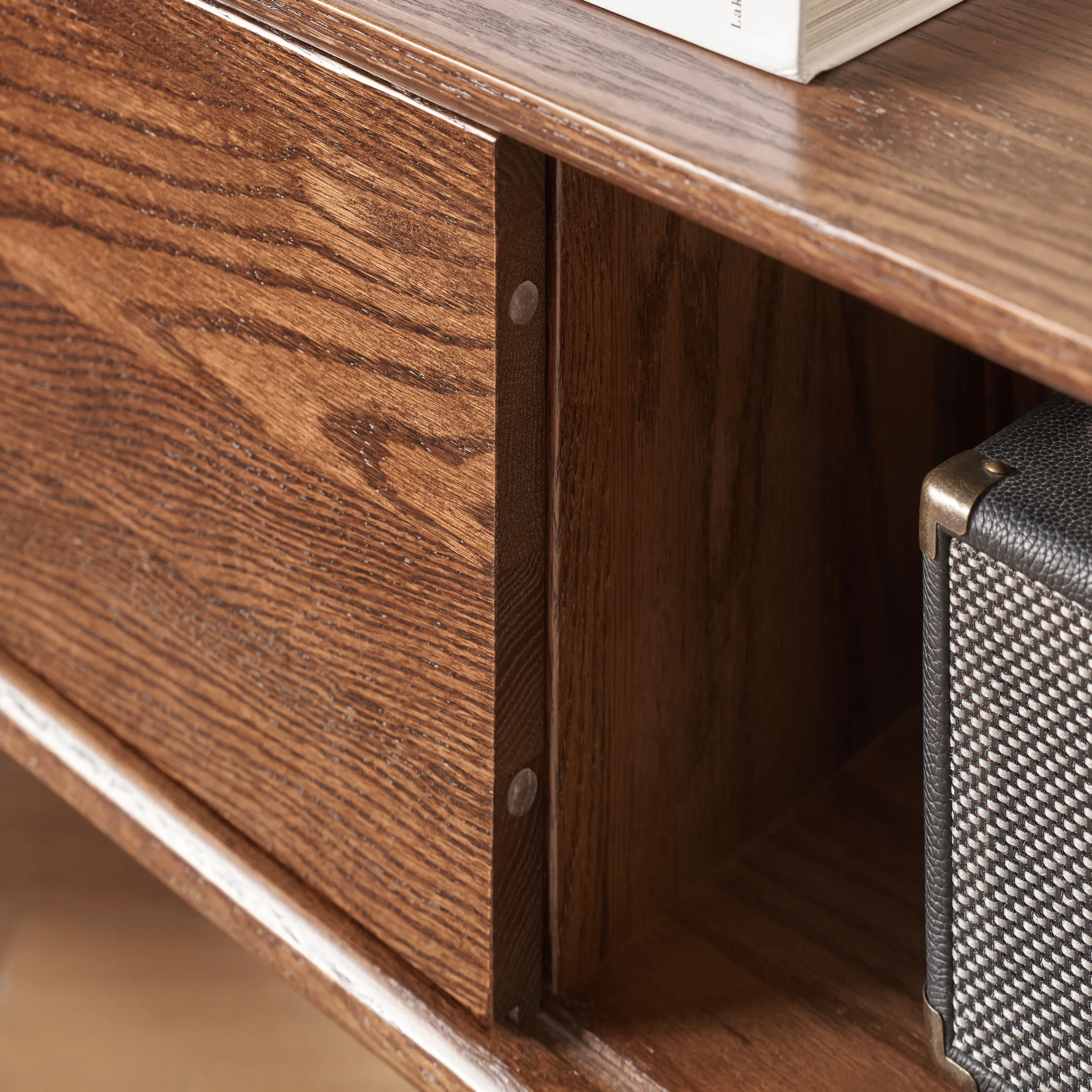 Solidwood Danya Wall-mounted Entertainment Unit, 1.8m