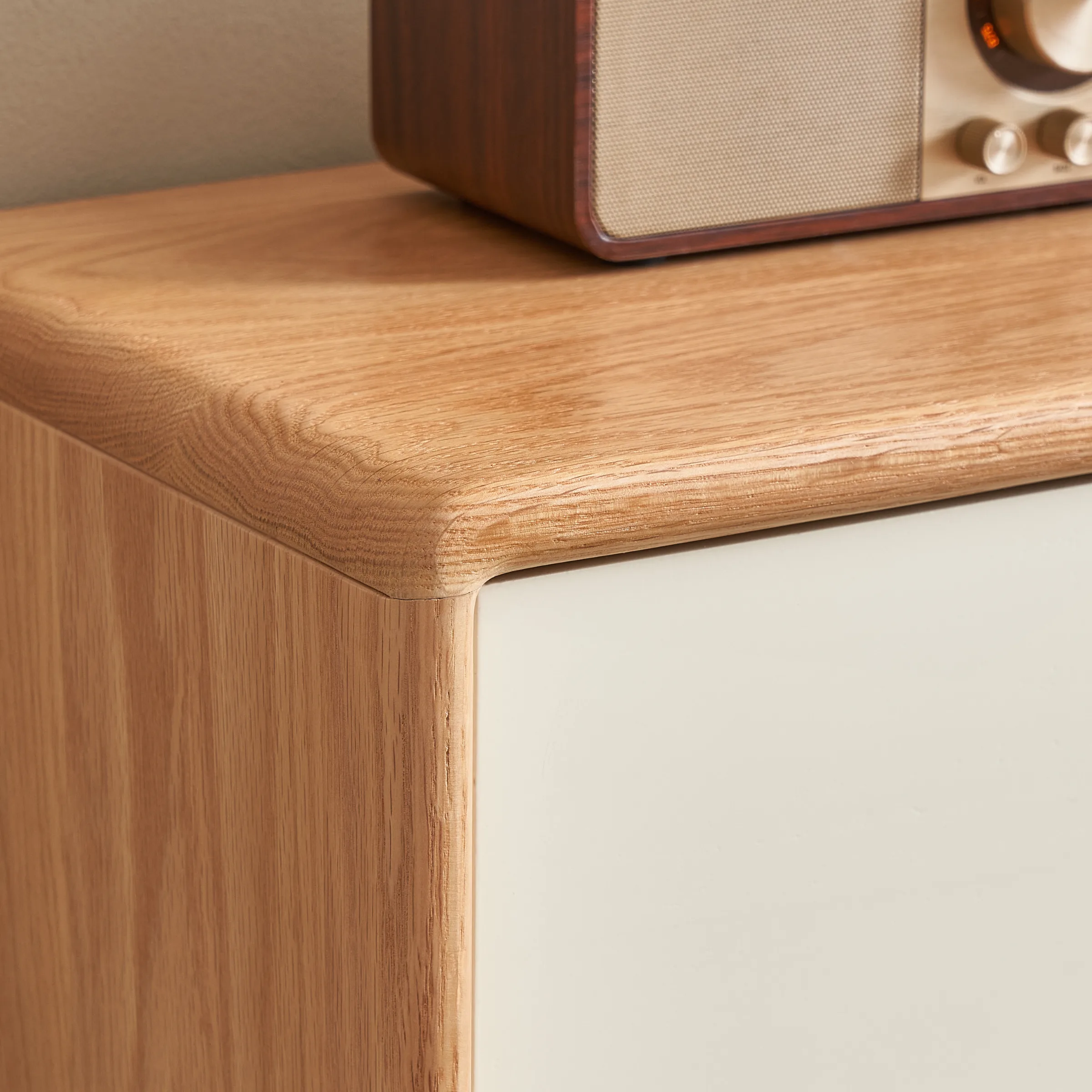 Solidwood Gabea Wall-mounted Entertainment Unit, 1.6m