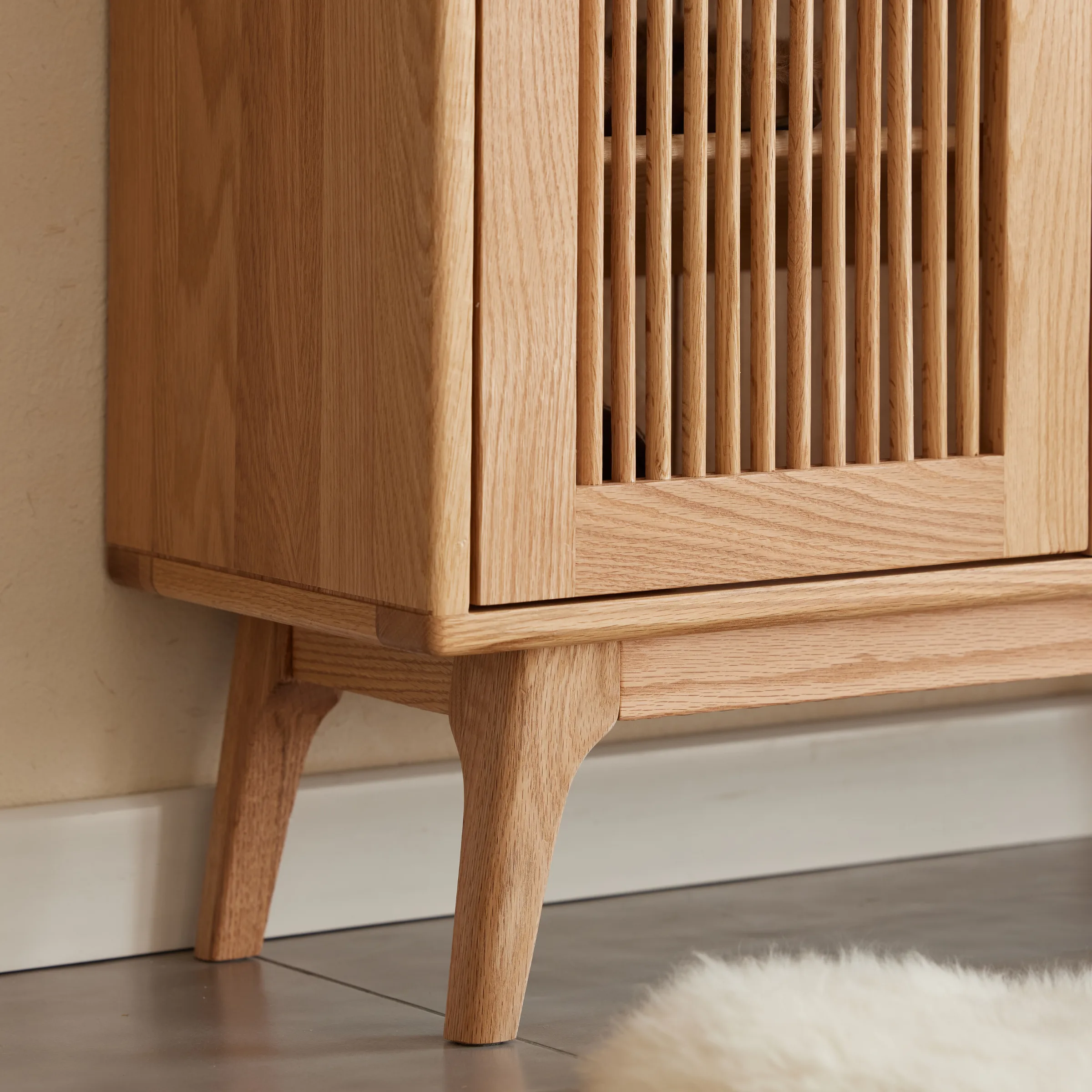 Solidwood Santa Rosa Shoe Cabinet, 0.8m