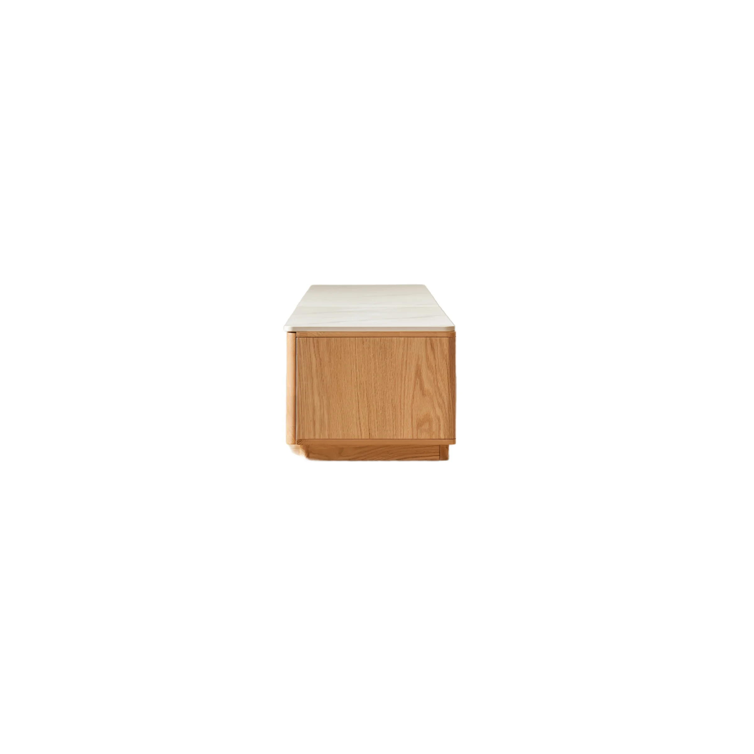 Solidwood Hemura Entertainment Unit with Sintered Stone Top, 2.4m