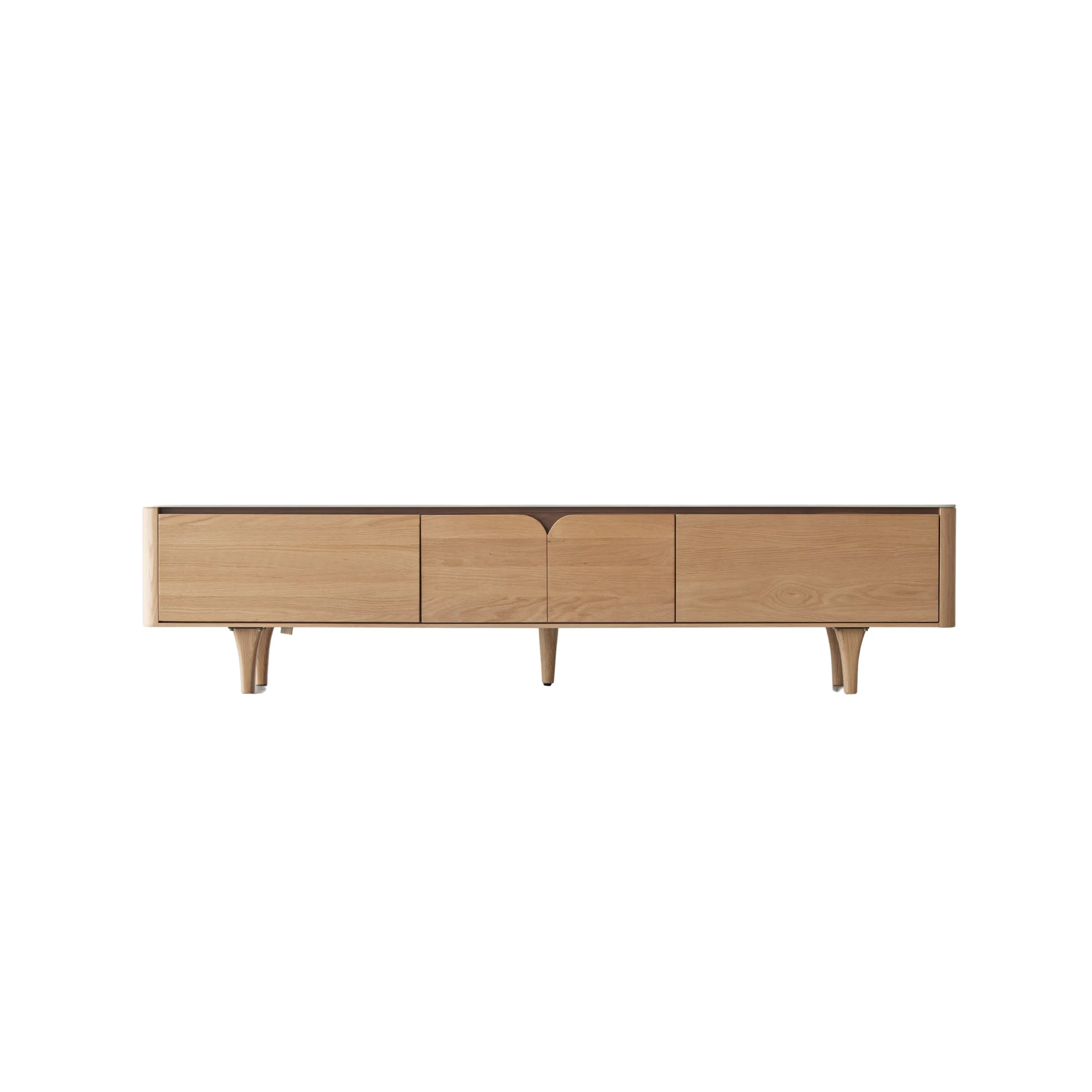 Solidwood Santa Rosa Entertainment Unit with Sintered Stone Top
