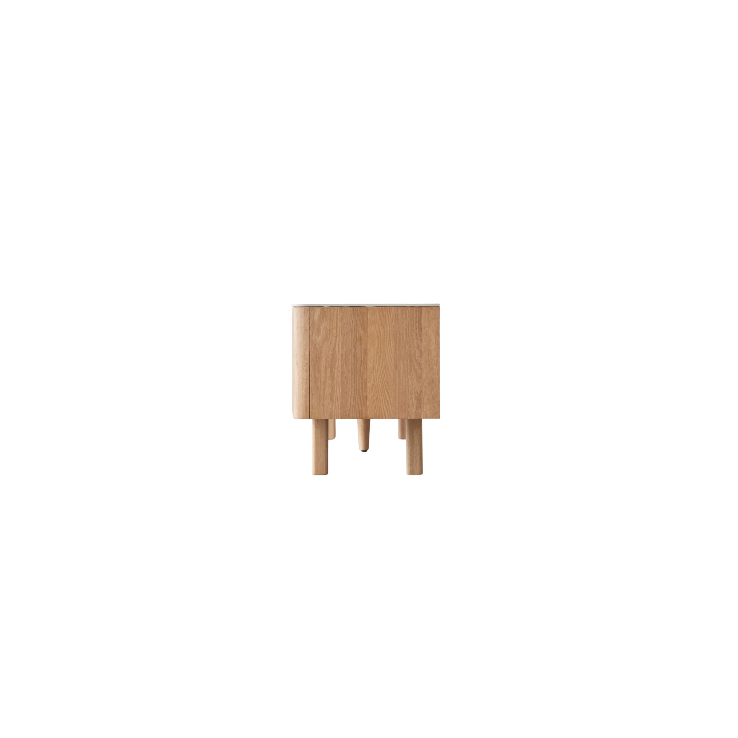 Solidwood Santa Rosa Entertainment Unit with Sintered Stone Top