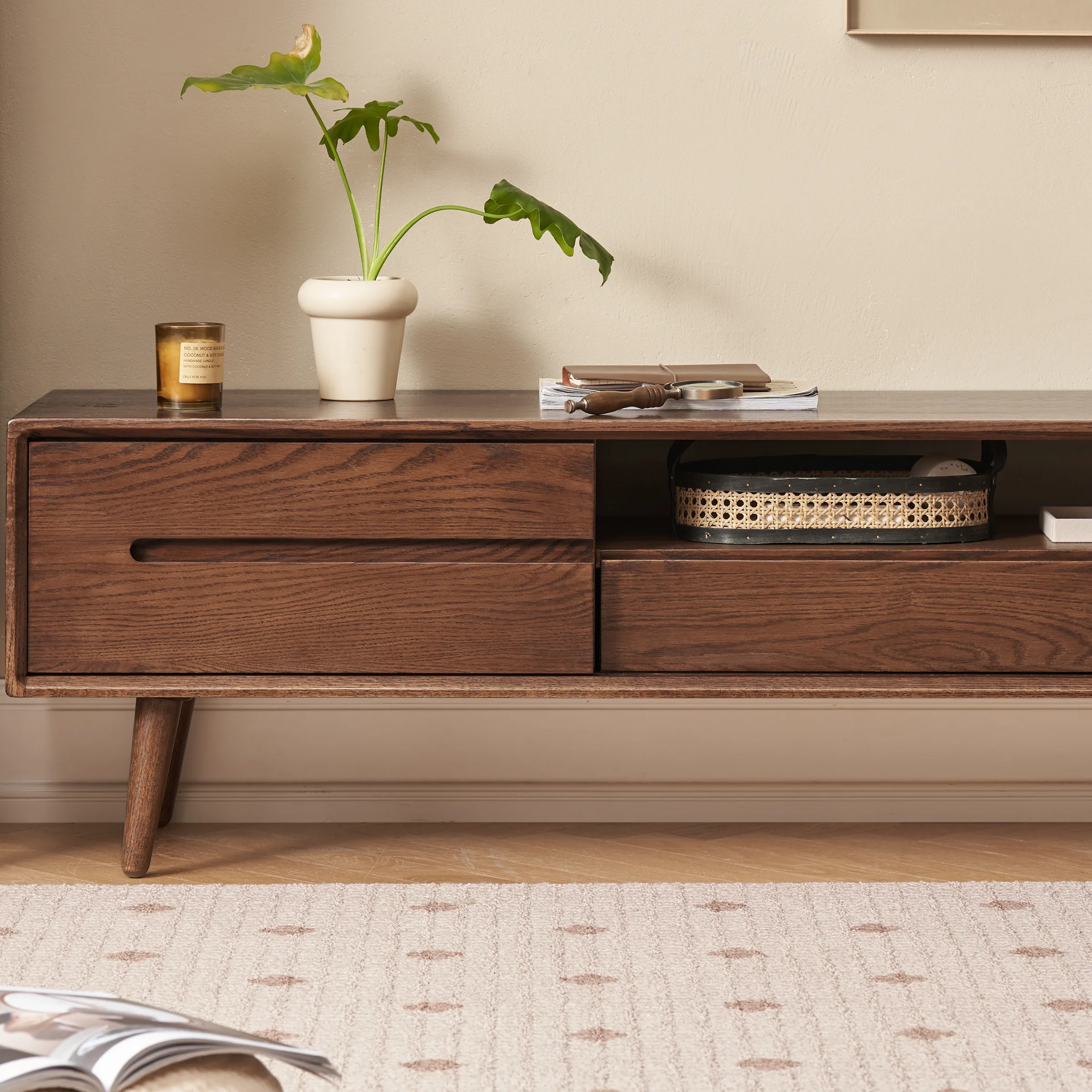 Solidwood Santa Rosa Entertainment Unit, 1.8m