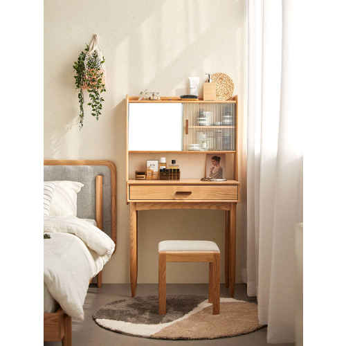 Solidwood Danya Dressing Table, 55x42CM, Oak