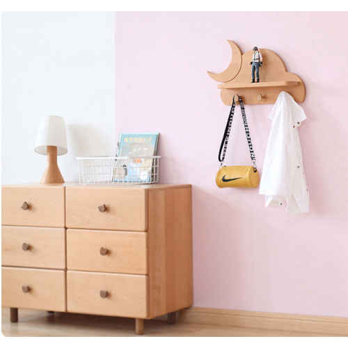 Solidwood Ayla Cloud Styling Shelf, 53x12CM, Beech