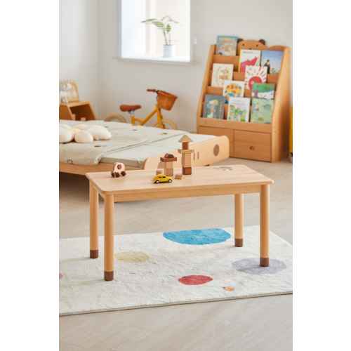 Solidwood Ayla Desk, 95x48CM, Beech