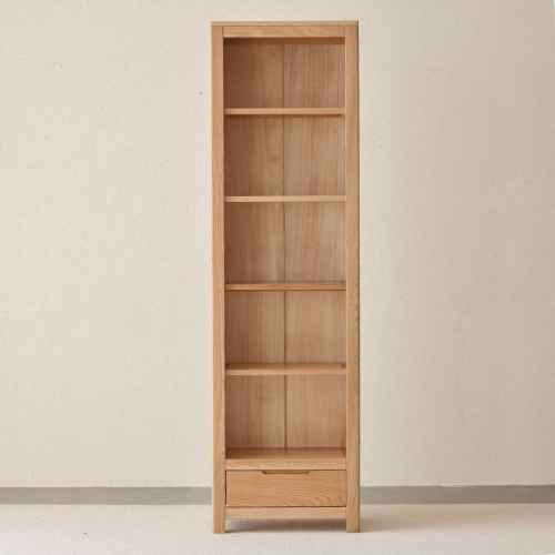 Solidwood Norway Bookcase, 55x32CM, Oak