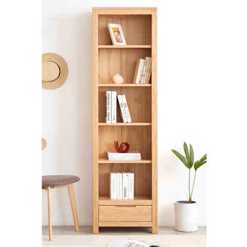 Solidwood Norway Bookcase, 55x32CM, Oak