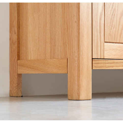 Solidwood Norway Bookcase, 55x32CM, Oak