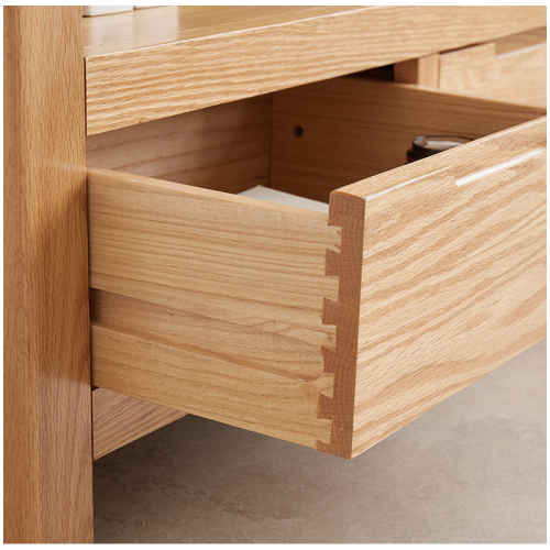 Solidwood Norway Bookcase, 85x32CM, Oak