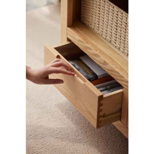 Solidwood Norway Bookshelf, 100x32CM, Oak