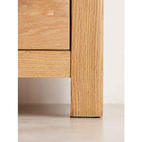 Solidwood Norway Bookcase, 100x32CM, Oak