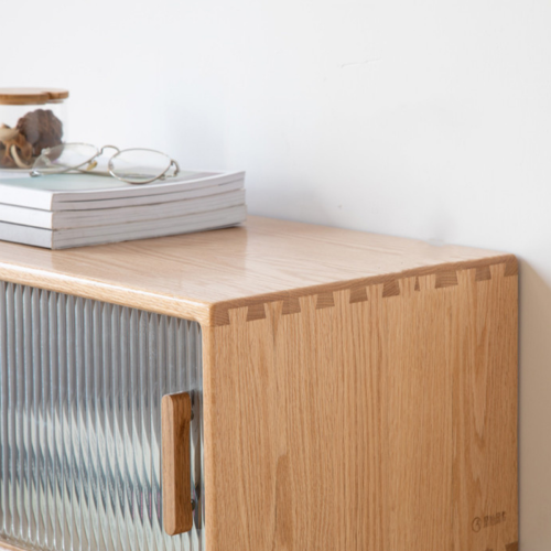 Solidwood Bailey TV Stand, 120x32CM, Oak