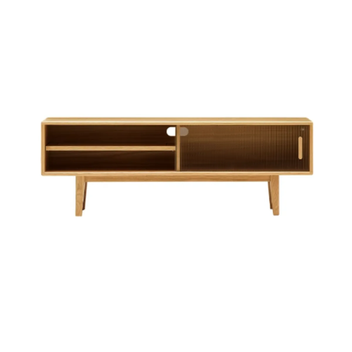Solidwood Bailey TV Stand, 120x32CM, Oak