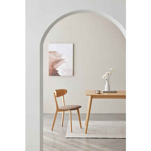 Solidwood Fuji Dining Chair, Oak, Set of 2
