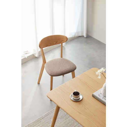 Solidwood Fuji Dining Chair, Oak, Set of 2