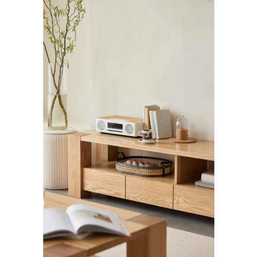 Solidwood Rayden TV Stand, 220x42CM, Oak
