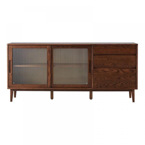 Solidwood Bailey Sideboard, 180x40x81CM, Black Walnut