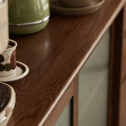 Solidwood Bailey Sideboard, 150x40x81CM, Black Walnut