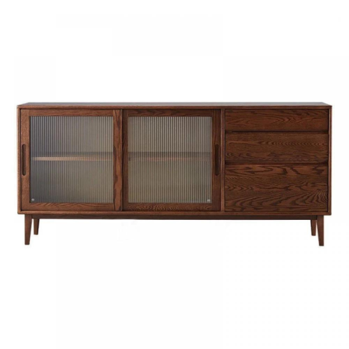 Solidwood Bailey Sideboard, 125x40x81CM, Black Walnut