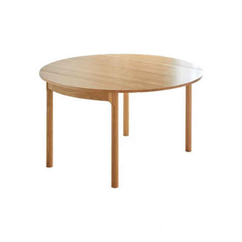 Solidwood Norway Folding Dining Table, Round, 110x75cm, Oak