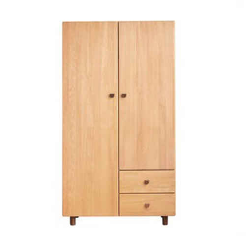 Solidwood Ayla Wardrobe, 100x52x180cm, Beech