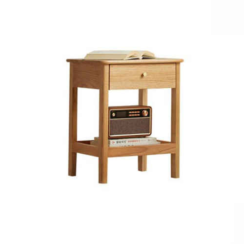 Solidwood Kano Bedside Table, 38x35x47cm, Oak