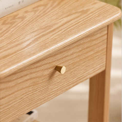 Solidwood Kano Bedside Table, 38x35x47cm, Oak