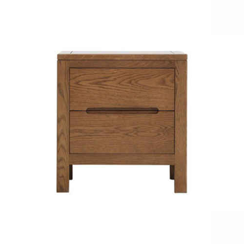 Solidwood Edinburgh Bedside Table, 47x37x50cm, Walnut