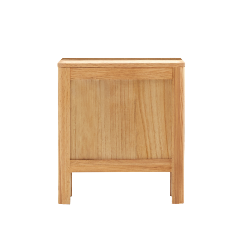 Solidwood Norway Bedside Table with 2 Drawers