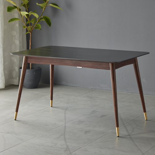 Solidwood Zephyr Dining Table with Sintered Stone Top