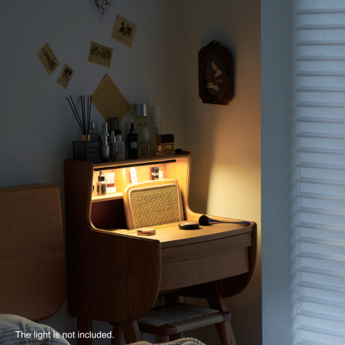 Solidwood Curva Dressing Table with Mirror