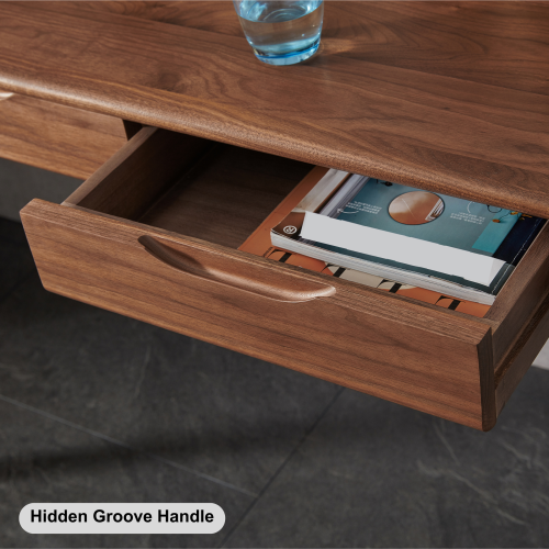 Solidwood Luxembourg Office Desk with Drawers