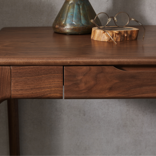 Solidwood Luxembourg Office Desk with Drawers