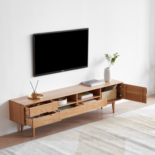 Solidwood Bailey Entertainment Unit , 200cm