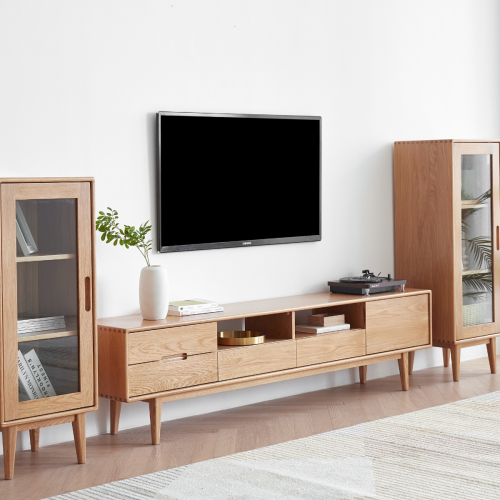 Solidwood Bailey Entertainment Unit , 200cm