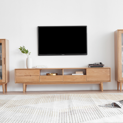 Solidwood Bailey Entertainment Unit , 200cm