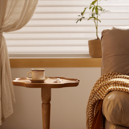 Solidwood Quartz Side Table