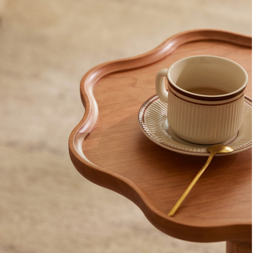 Solidwood Quartz Cherry Side Table