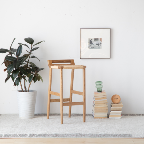 Solidwood Santa Rosa Rattan Bar Stool